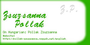 zsuzsanna pollak business card